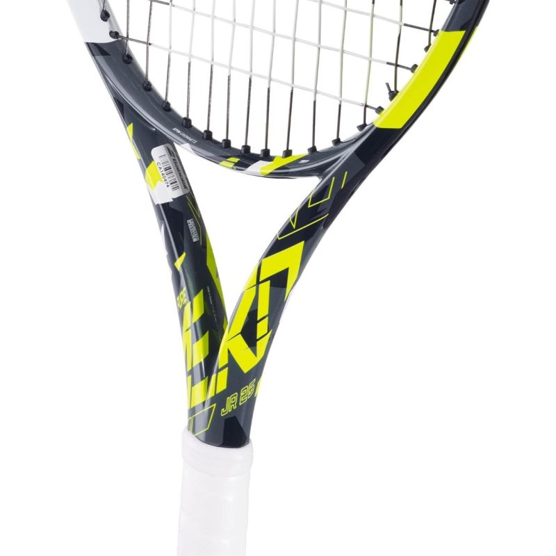 Babolat ไม้เทนนิสเด็ก Pure Aero Junior 26 Tennis Racket | Gray / Yellow / White ( 140464 ) - Image 6