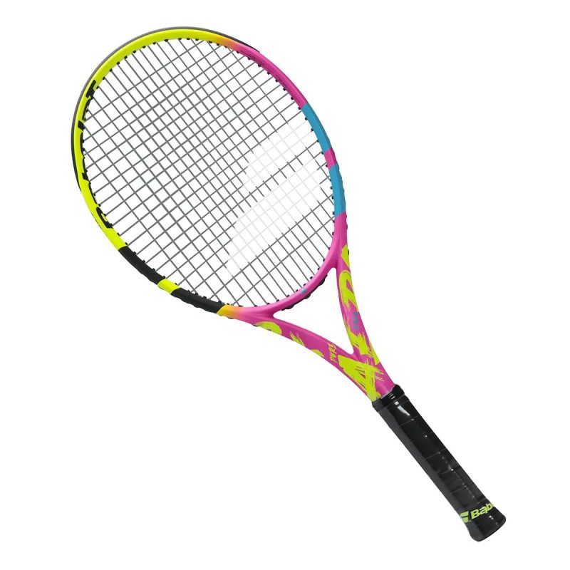 Babolat ไม้เทนนิส Pure Aero Rafa Tennis Racket | Yellow/Pink/Blue ( 101513 ) - Image 14