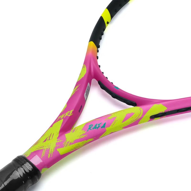 Babolat ไม้เทนนิส Pure Aero Rafa Tennis Racket | Yellow/Pink/Blue ( 101513 ) - Image 15