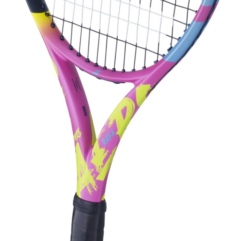 Babolat ไม้เทนนิส Pure Aero Rafa Tennis Racket | Yellow/Pink/Blue ( 101513 ) - Image 6