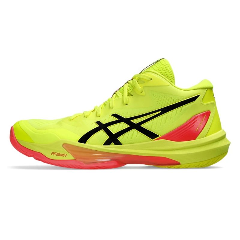 Asics รองเท้าวอลเลย์บอลผู้ชาย Sky Elite FF MT 3 Paris | Safety Yellow/Black ( 1051A084-750 ) - Image 6