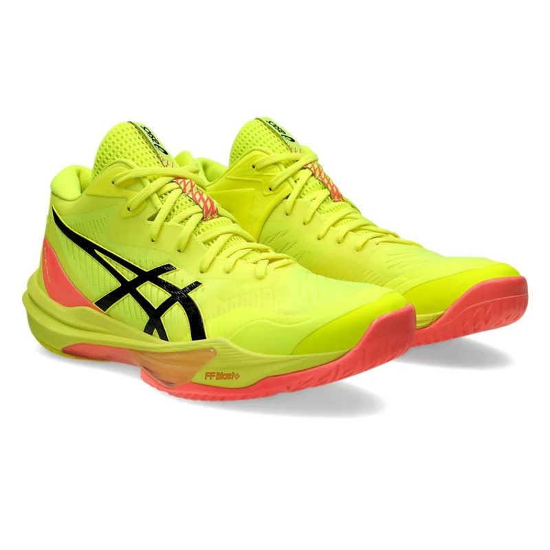 Asics รองเท้าวอลเลย์บอลผู้ชาย Sky Elite FF MT 3 Paris | Safety Yellow/Black ( 1051A084-750 ) - Image 3