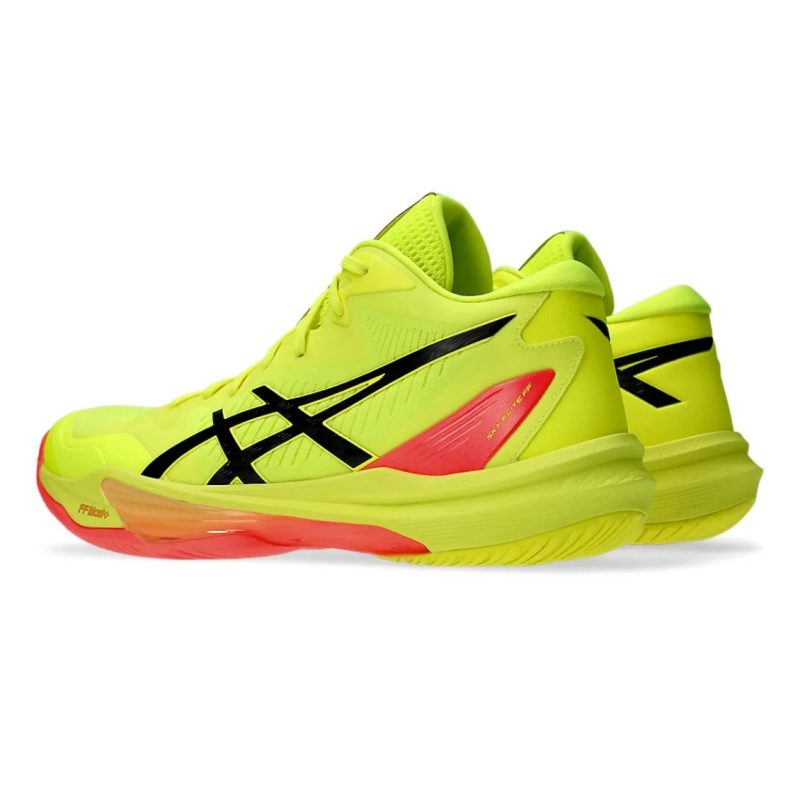 Asics รองเท้าวอลเลย์บอลผู้ชาย Sky Elite FF MT 3 Paris | Safety Yellow/Black ( 1051A084-750 ) - Image 4