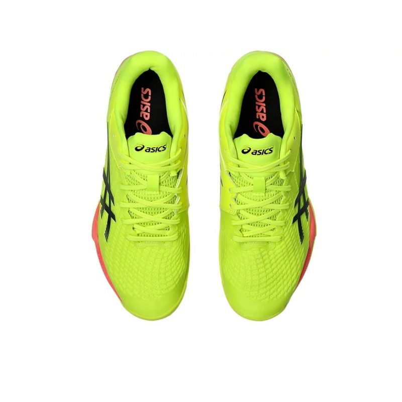 Asics รองเท้าแบดมินตันผู้ชาย Court Control FF 3 Paris | Safety Yellow/Black ( 1071A109-750 ) - Image 8
