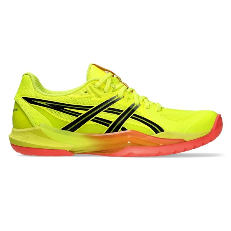 Asics รองเท้าแบดมินตันผู้ชาย Powerbreak FF Paris | Safety Yellow/Black ( 1071A110-750 )