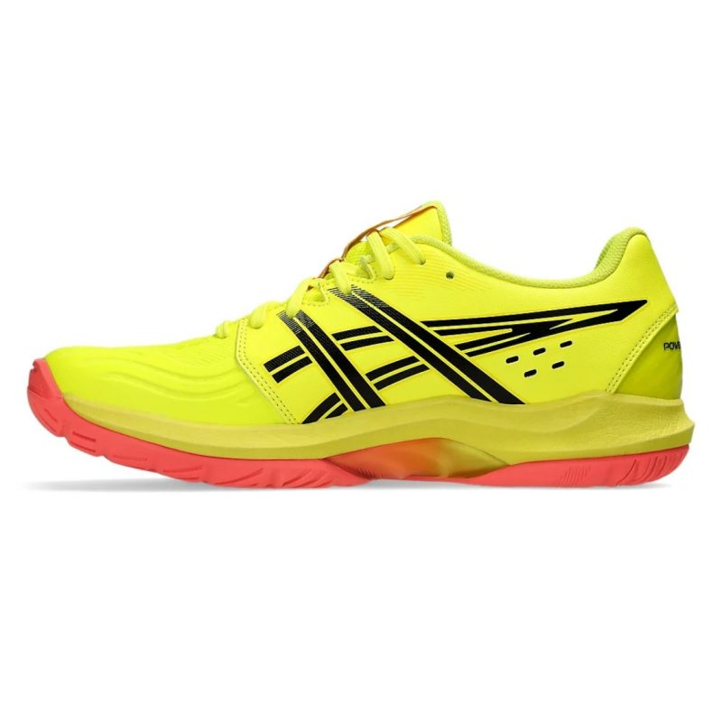 Asics รองเท้าแบดมินตันผู้ชาย Powerbreak FF Paris | Safety Yellow/Black ( 1071A110-750 ) - Image 2