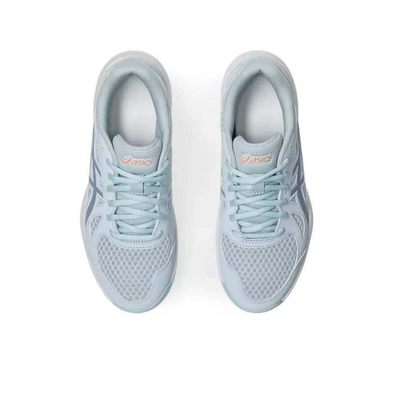 Asics รองเท้าแบดมินตันผู้หญิง Upcourt 6 |  Cool Grey/Grey Blue ( 1072A107-020 ) - Image 8