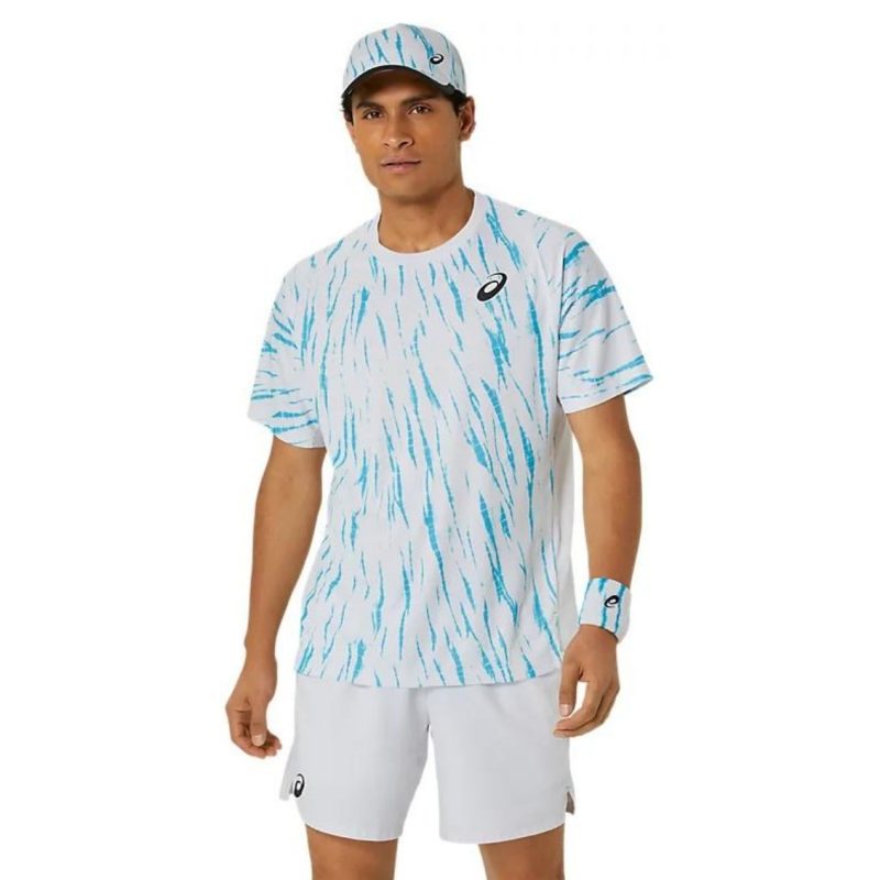 Asics เสื้อเทนนิสผู้ชาย Men’s Men Game SS Top | Brilliant White ( 2041A302-100 ) - Image 3