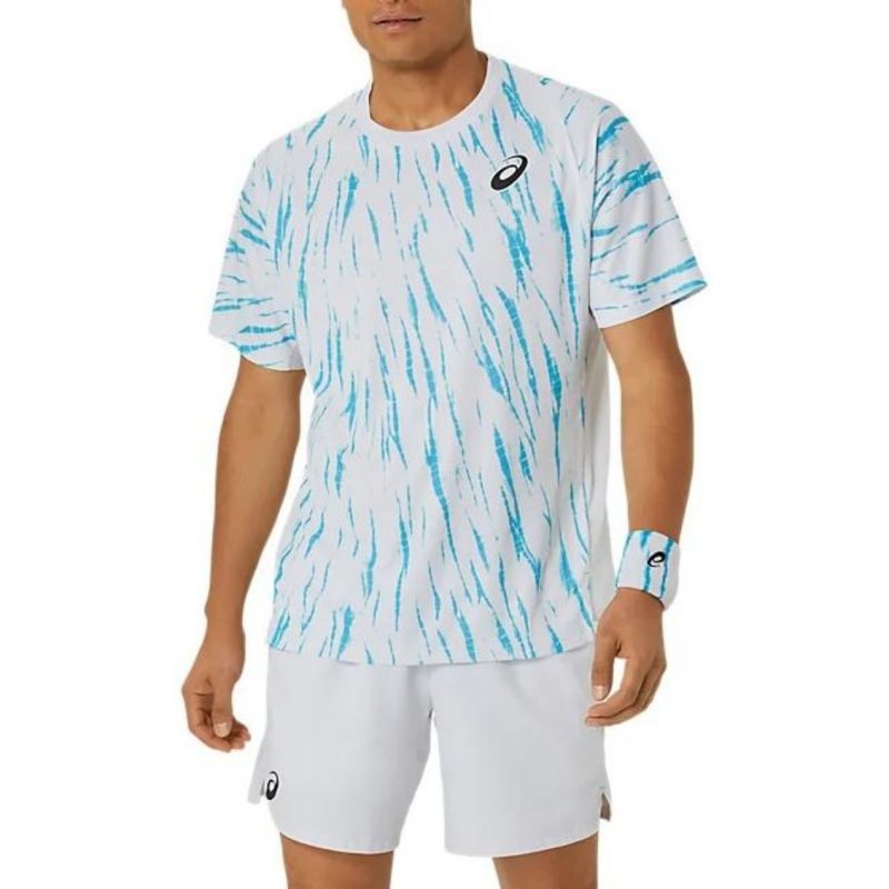 Asics เสื้อเทนนิสผู้ชาย Men’s Men Game SS Top | Brilliant White ( 2041A302-100 )