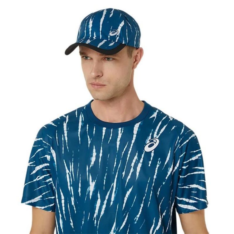 Asics เสื้อเทนนิสผู้ชาย Men’s Men Game SS Top | Mako Blue ( 2041A302-412 ) - Image 5