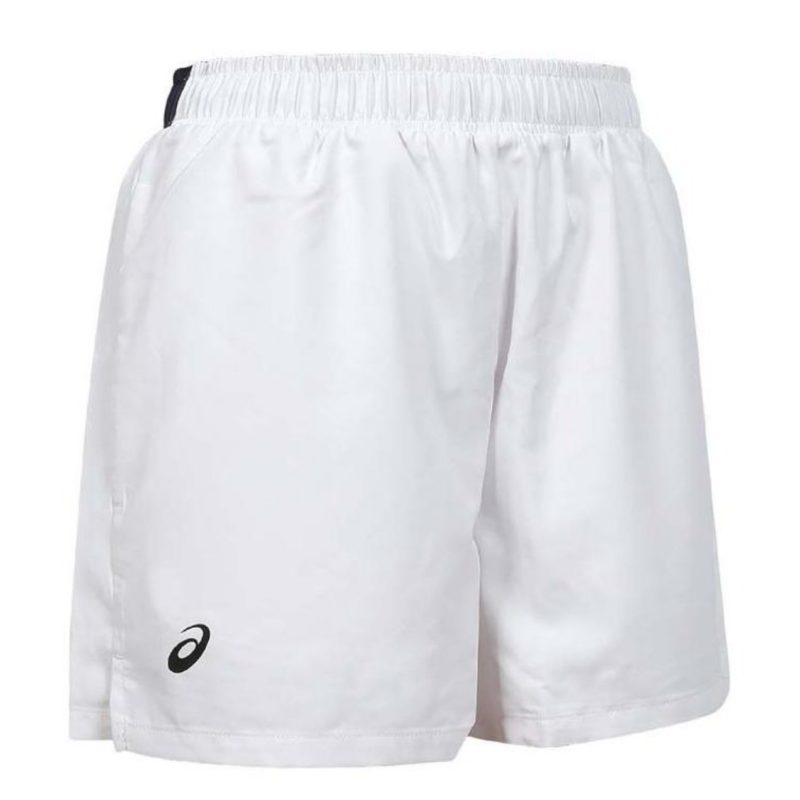 Asics กางเกงเทนนิสผู้หญิง Women’s Court Short | Brilliant White ( 2042A267-100 )