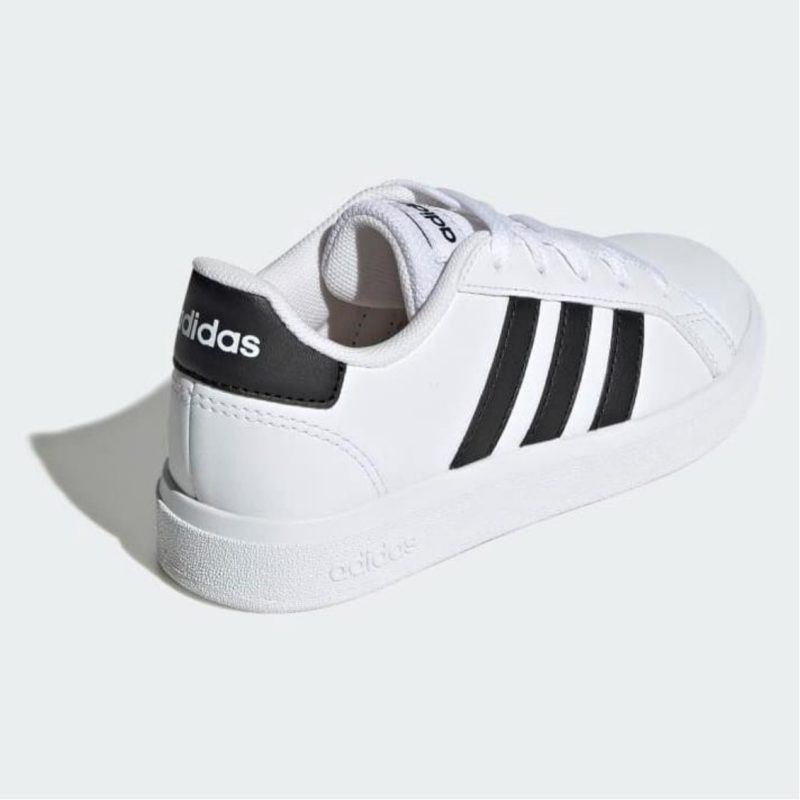 Adidas รองเท้าเทนนิสเด็ก Grand Court 2.0 Kids | Cloud White / Core Black / Core Black ( GW6511 ) - Image 5