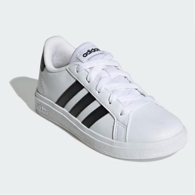 Adidas รองเท้าเทนนิสเด็ก Grand Court 2.0 Kids | Cloud White / Core Black / Core Black ( GW6511 ) - Image 4