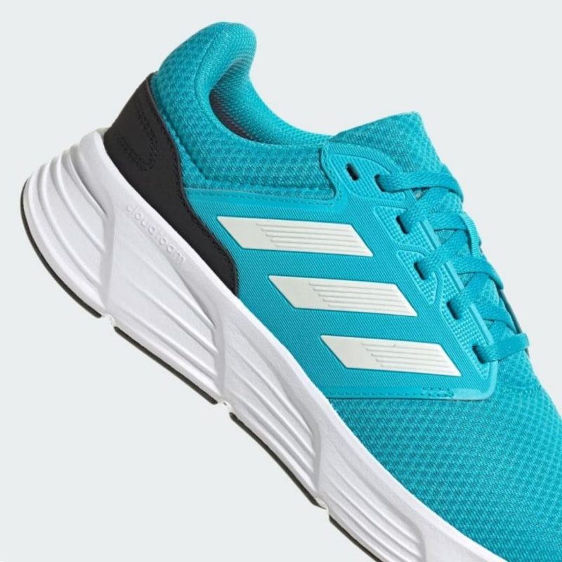 Adidas รองเท้าวิ่งผู้ชาย Galaxy 6 | Lucid Cyan / Zero Metalic / Solar Red ( IE1980 ) - Image 8