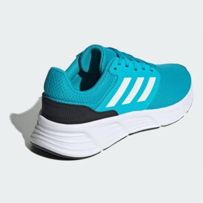 Adidas รองเท้าวิ่งผู้ชาย Galaxy 6 | Lucid Cyan / Zero Metalic / Solar Red ( IE1980 ) - Image 5