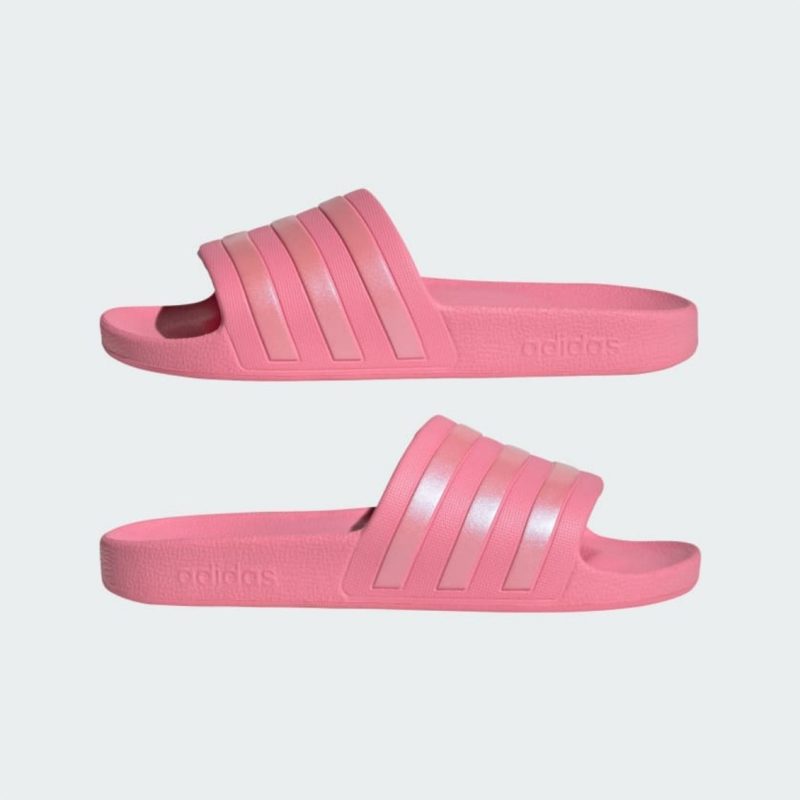 Adidas รองเท้าแตะ Adilette Aqua Slides | Bliss Pink / Bliss Pink / Bliss Pink ( IF6071 ) - Image 7