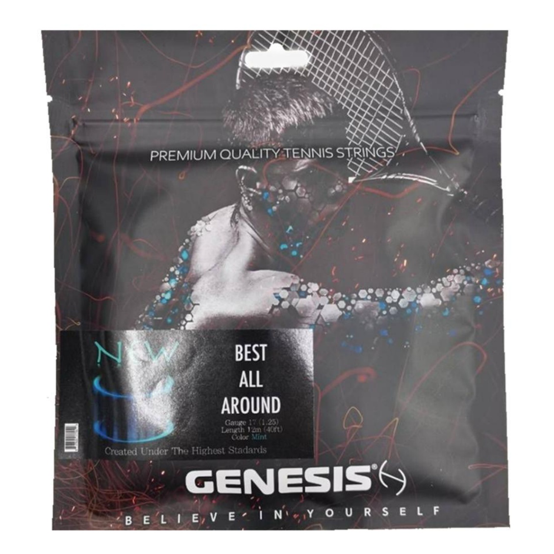 Genesis เอ็นไม้เทนนิส New 17/1.25mm Tennis String Reel | Mint ( GENESISNEW ) - Image 2