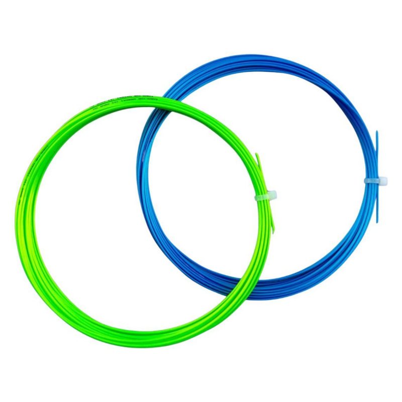 Toroline เอ็นไม้เทนนิส Pro Hybrid 17/1.23mm Tennis String Reel | Neon Green/Neon Blue ( 791321382561 ) - Image 3