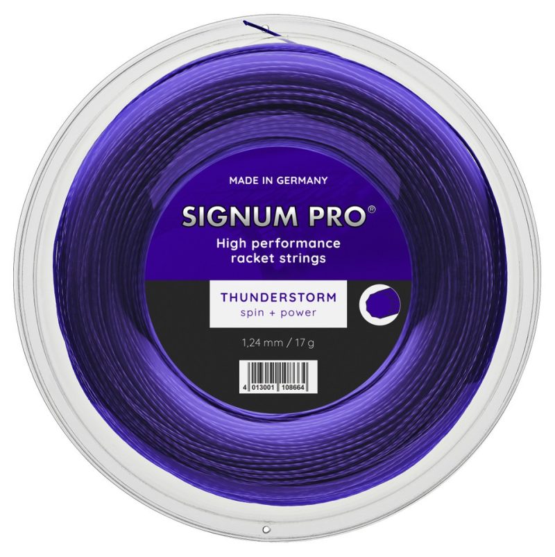 Signum Pro เอ็นไม้เทนนิส Thunderstorm 17G/1.24mm Tennis String Reel | Purple Violet ( 4013001108664 ) - Image 2