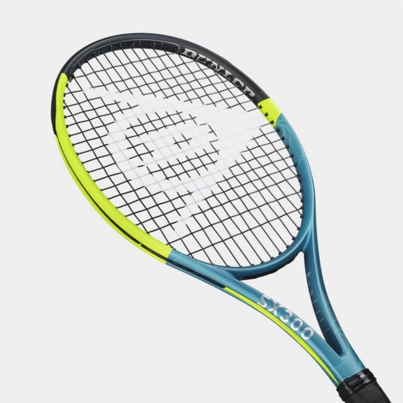 Dunlop ไม้เทนนิส TF 25 SX300 Tennis Racket G2 | Black/Lime/Racing Green ( 10361526 ) - Image 3