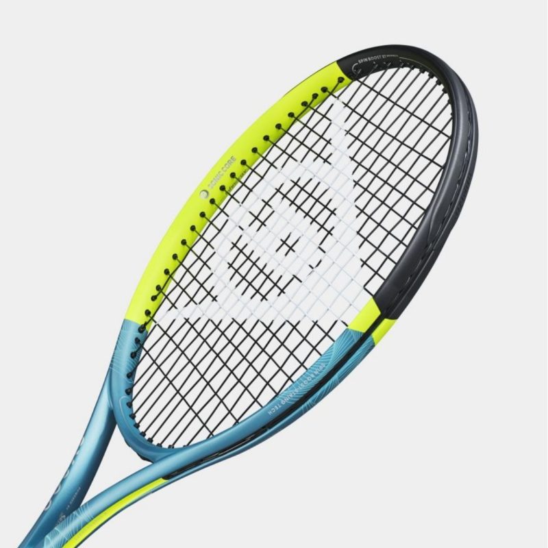 Dunlop ไม้เทนนิส TF 25 SX300 Tennis Racket G2 | Black/Lime/Racing Green ( 10361526 ) - Image 5