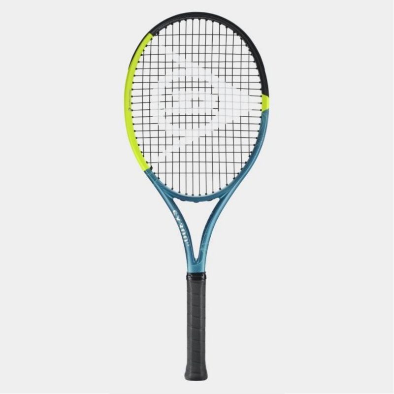 Dunlop ไม้เทนนิส TF 25 SX300 LS Tennis Racket G2 | Black/Lime/Racing Green ( 10361531 )