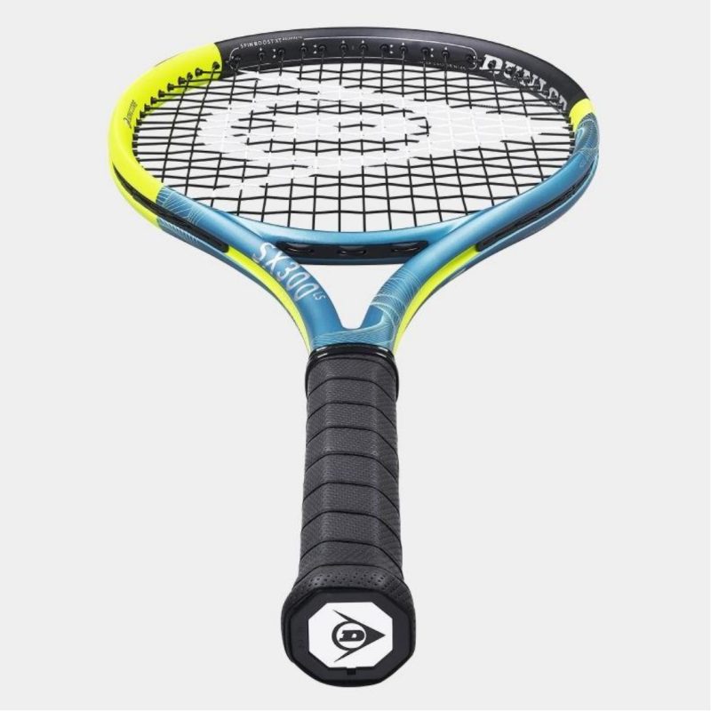 Dunlop ไม้เทนนิส TF 25 SX300 LS Tennis Racket G2 | Black/Lime/Racing Green ( 10361531 ) - Image 6