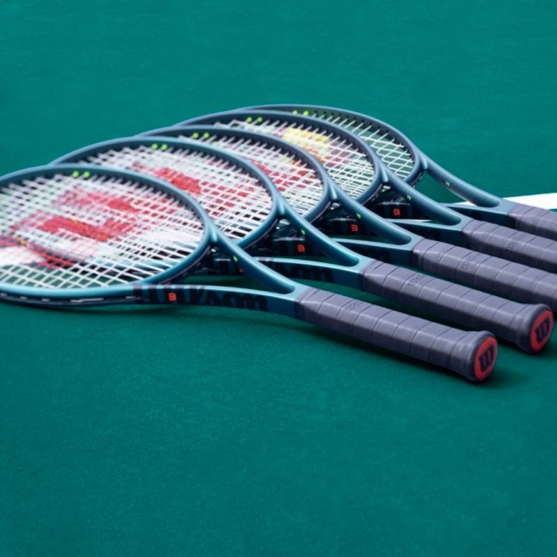 Wilson ไม้เทนนิส Blade 100UL V9 Unstrung Tennis Racket FRM1 4 1/8 / Racing Green ( WR150211U1 ) - Image 9