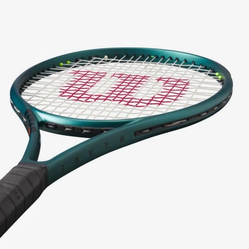 Wilson ไม้เทนนิส Blade 100 V9 Tennis Racket FRM 2 4 1/4 | Racing Green ( WR151511U2 ) - Image 4