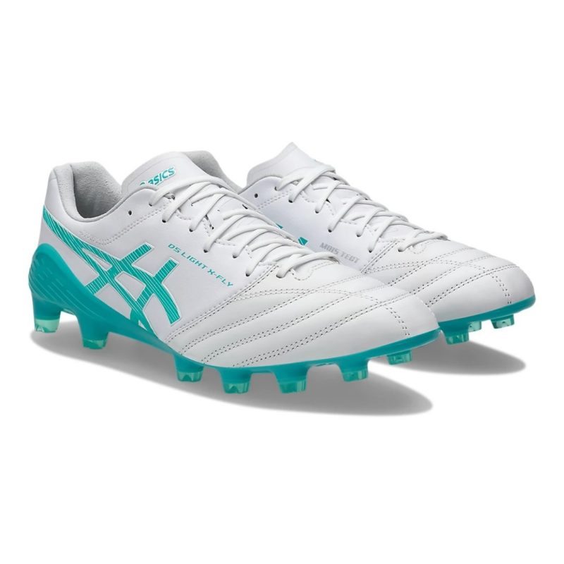 Asics รองเท้าฟุตบอล / สตั๊ด Ds Light X-Fly 5 | White/Sea Glass ( 1101A047-105 ) - Image 4