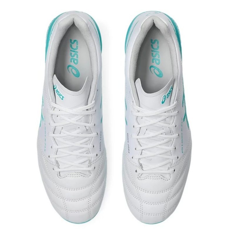 Asics รองเท้าฟุตบอล / สตั๊ด Ds Light X-Fly 5 | White/Sea Glass ( 1101A047-105 ) - Image 8