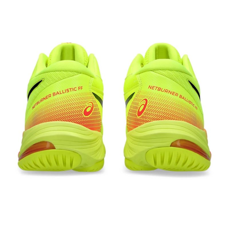 Asics รองเท้าวอลเลย์บอลผู้ชาย Netburner Ballistic FF MT 3 Paris | Safety Yellow/Black ( 1051A086-750 ) - Image 6