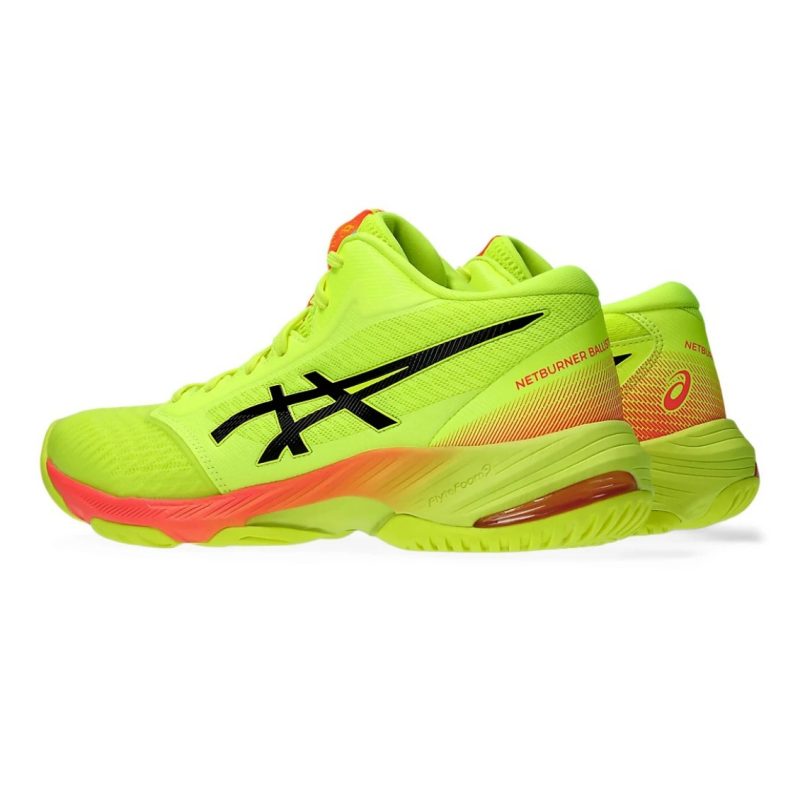 Asics รองเท้าวอลเลย์บอลผู้ชาย Netburner Ballistic FF MT 3 Paris | Safety Yellow/Black ( 1051A086-750 ) - Image 5