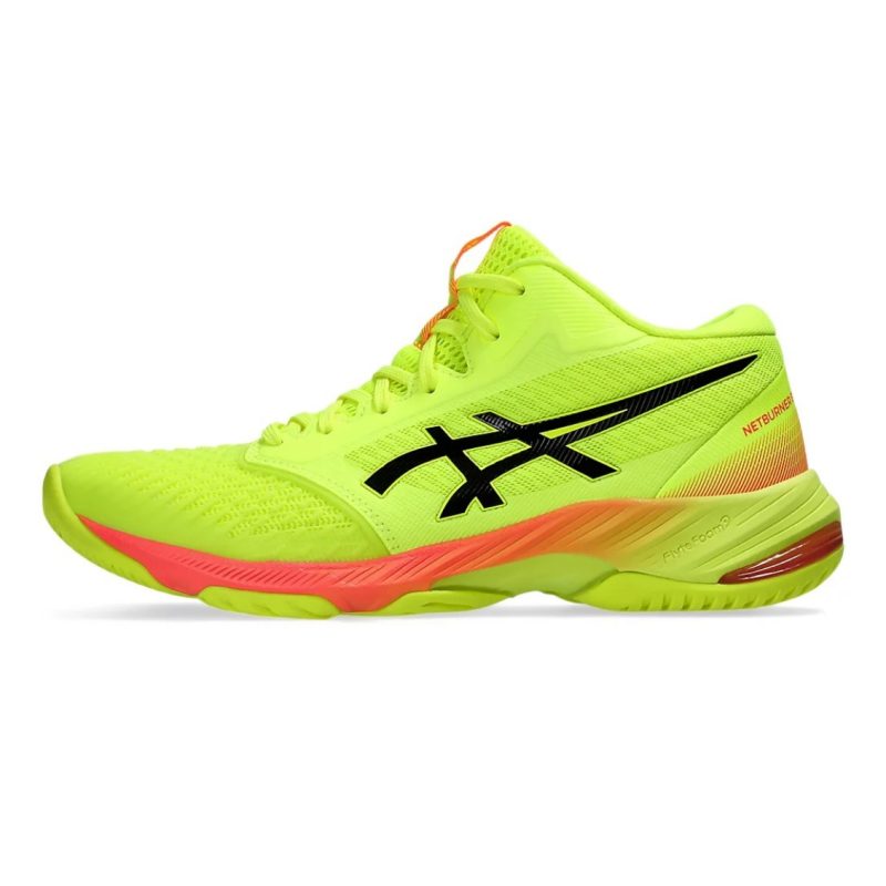 Asics รองเท้าวอลเลย์บอลผู้ชาย Netburner Ballistic FF MT 3 Paris | Safety Yellow/Black ( 1051A086-750 ) - Image 2