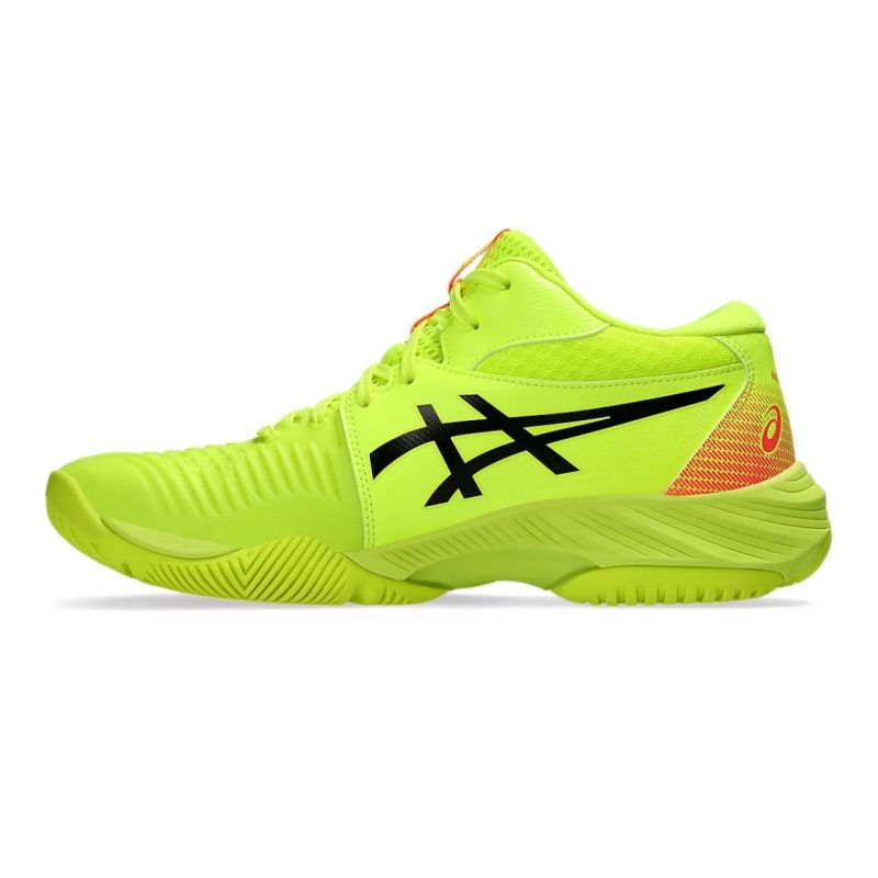 Asics รองเท้าวอลเลย์บอลผู้ชาย Netburner Ballistic FF MT 3 Paris | Safety Yellow/Black ( 1051A086-750 ) - Image 3