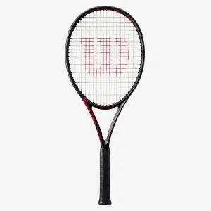 Wilson ไม้เทนนิส Clash 100 V3 Tennis Racket | Black/Red ( WR172811U )