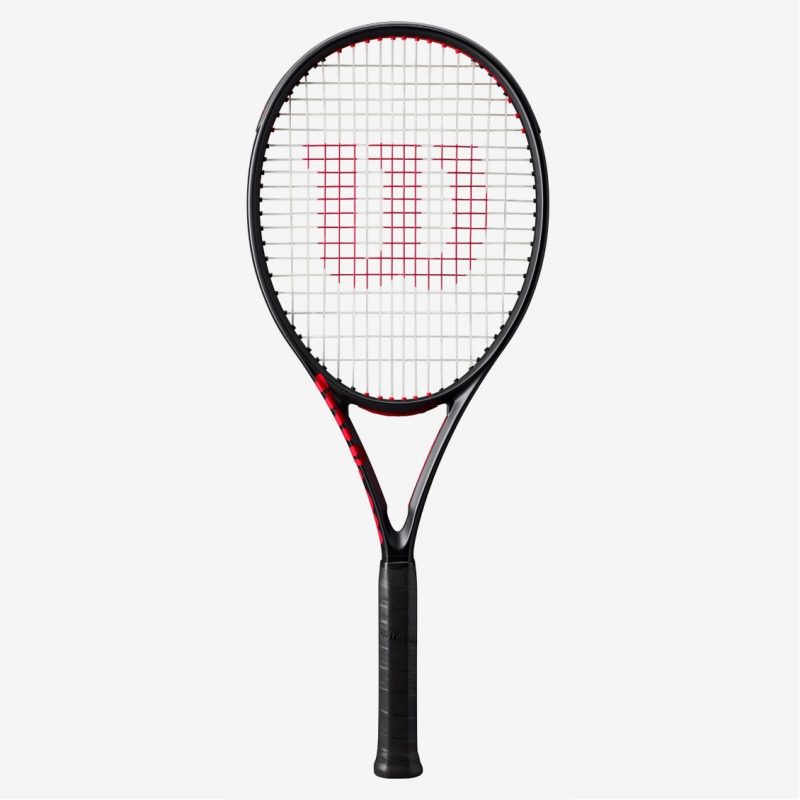 Wilson ไม้เทนนิส Clash 100 V3 Tennis Racket FRM 2 4 1/4 | Black/Red ( WR172811U2 )