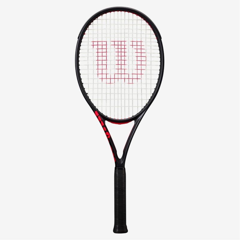 Wilson ไม้เทนนิส Clash 100 Pro V3 Tennis Racket FRM 2 4 1/4 | Black/Red ( WR172711U2 )