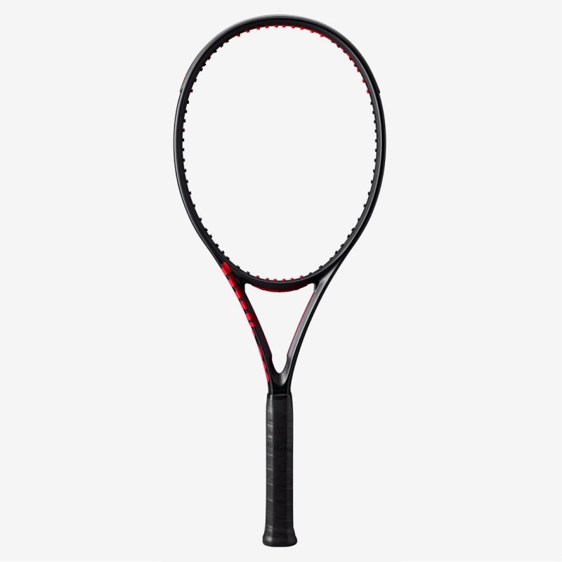 Wilson ไม้เทนนิส Clash 100 V3 Tennis Racket FRM 2 4 1/4 | Black/Red ( WR172811U2 ) - Image 5