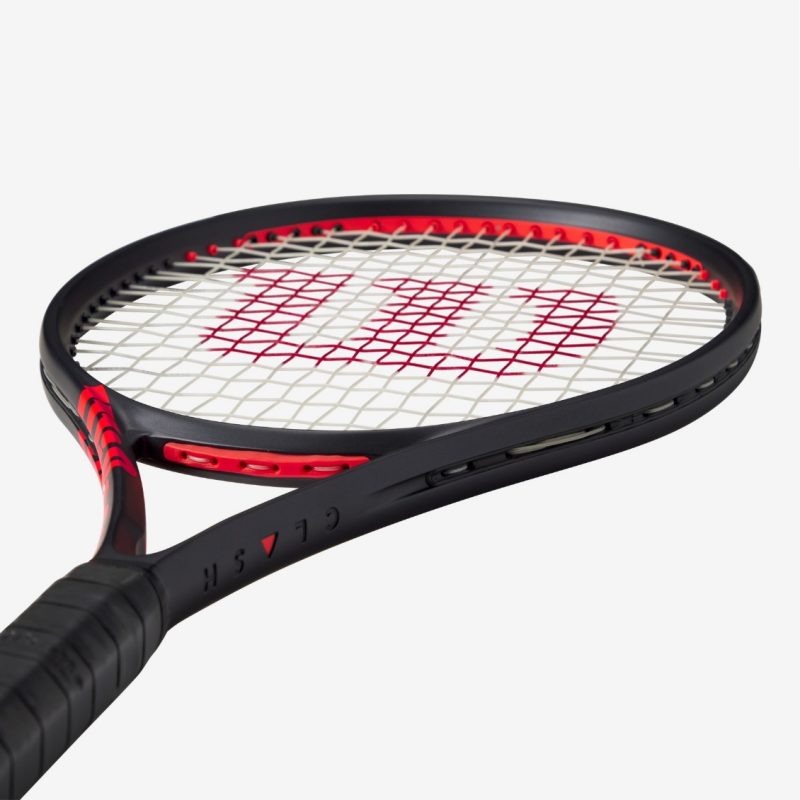 Wilson ไม้เทนนิส Clash 100 V3 Tennis Racket FRM 2 4 1/4 | Black/Red ( WR172811U2 ) - Image 6