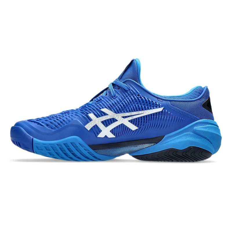 Asics รองเท้าเทนนิสผู้ชาย COURT FF 3 Novak | Tuna Blue/Pure Silver ( 1041A522-965 ) - Image 2