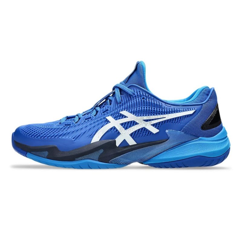 Asics รองเท้าเทนนิสผู้ชาย COURT FF 3 Novak | Tuna Blue/Pure Silver ( 1041A522-965 ) - Image 3