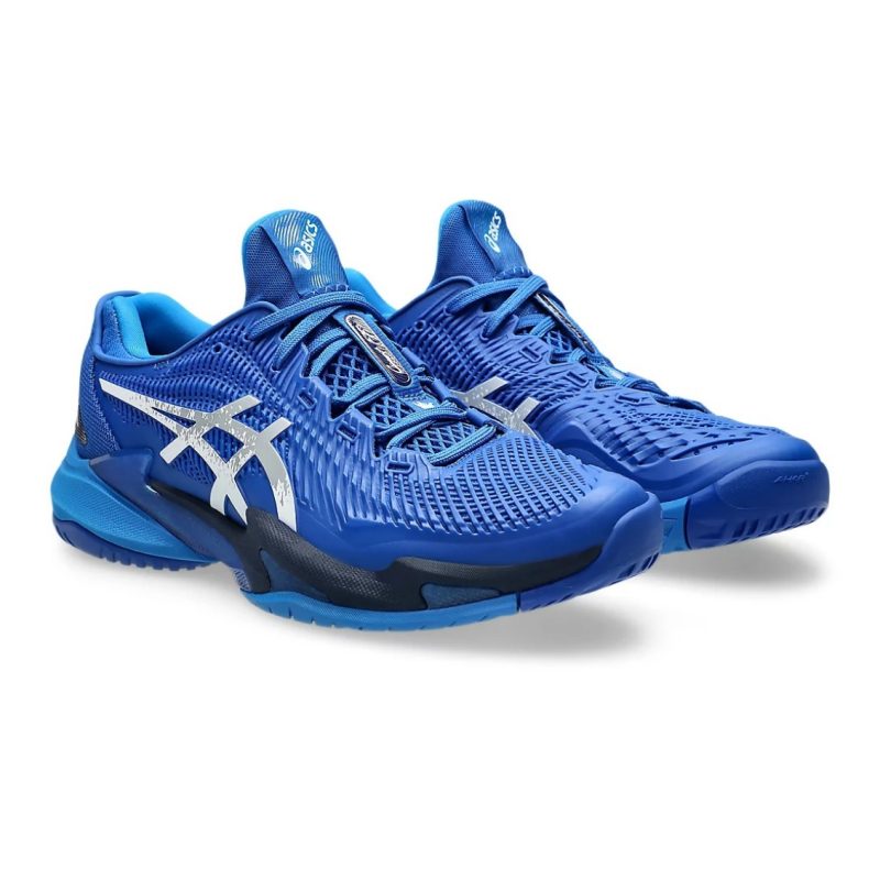 Asics รองเท้าเทนนิสผู้ชาย COURT FF 3 Novak | Tuna Blue/Pure Silver ( 1041A522-965 ) - Image 4