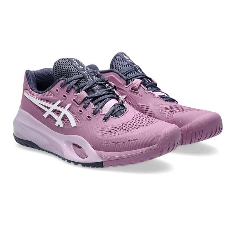 Asics รองเท้าเทนนิสผู้หญิง Gel-Resolution X | Ube/White ( 1042A279-500 ) - Image 4