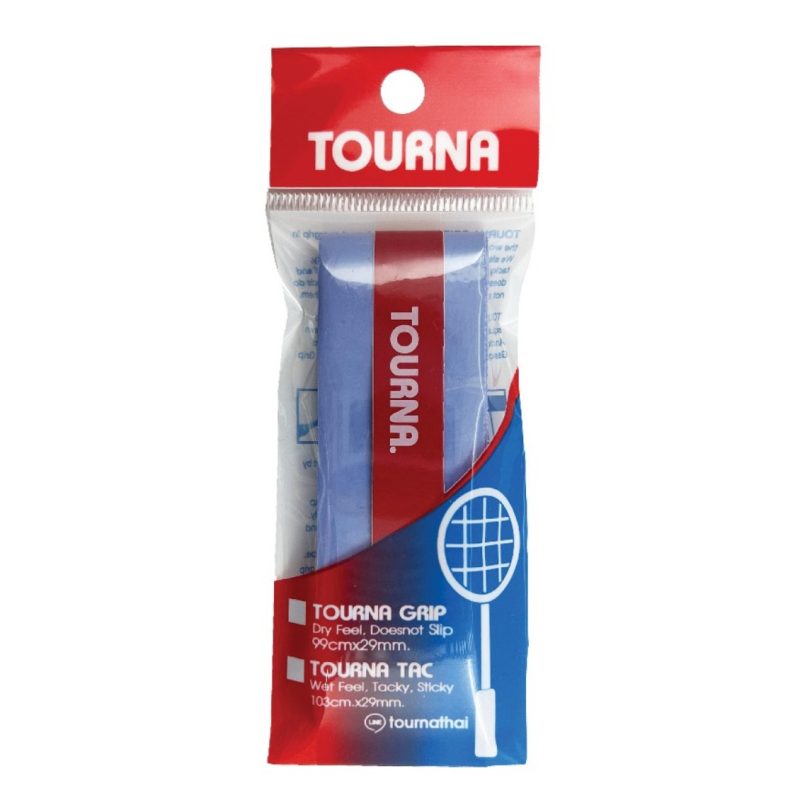 Tourna เทปพันด้าม/กริ๊ปพันด้ามไม้เทนนิส Tac 1XL Tape Racket Tennis | Blue ( 8857200342834BL )