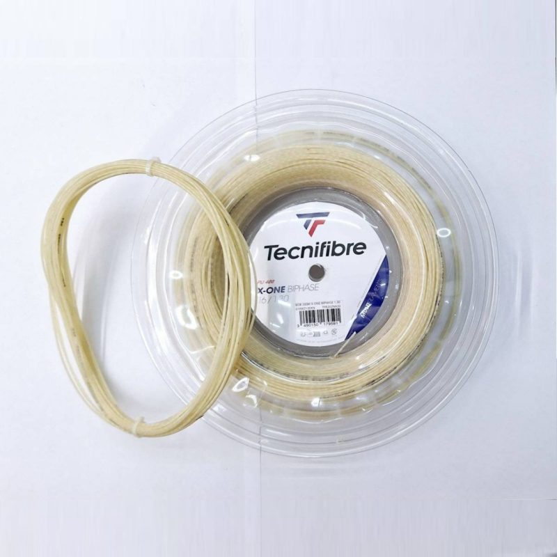 Tecnifibre เอ็นไม้เทนนิส X-One Biphase 16/1.30mm Tennis Strings Reel | Natural ( TFR202NA30 ) - Image 3