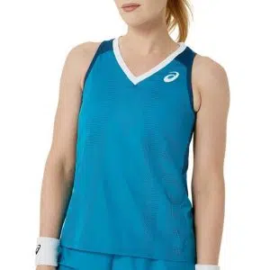 Asics เสื้อเทนนิสผู้หญิง Women’s Match Actibreeze Tank | Teal Blue l ( 2042A316-424 )