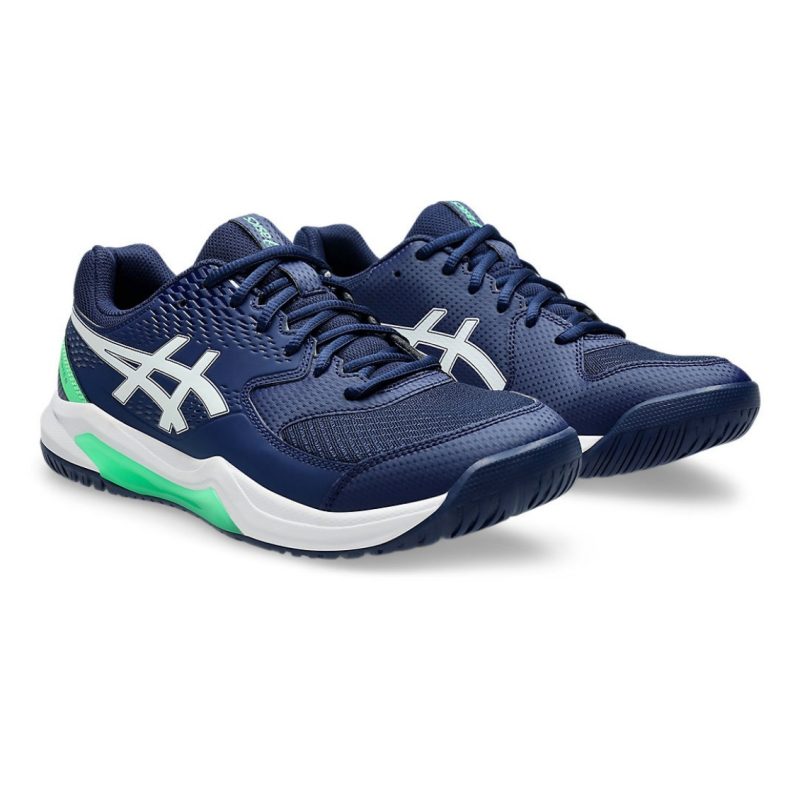 Asics รองเท้าเทนนิสผู้ชาย Gel-Dedicate 8 | Blue Eepanse/White ( 1041A408-401 ) - Image 4