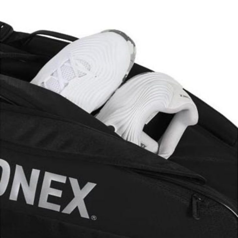 Yonex กระเป๋าเทนนิส Team Racquet Bag (9pcs) | Black ( BA42529EXBK ) - Image 4