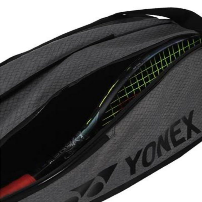 Yonex กระเป๋าเทนนิส Team Racquet Bag (6pcs) | Gray/Black ( BA42526EXGRBK ) - Image 5